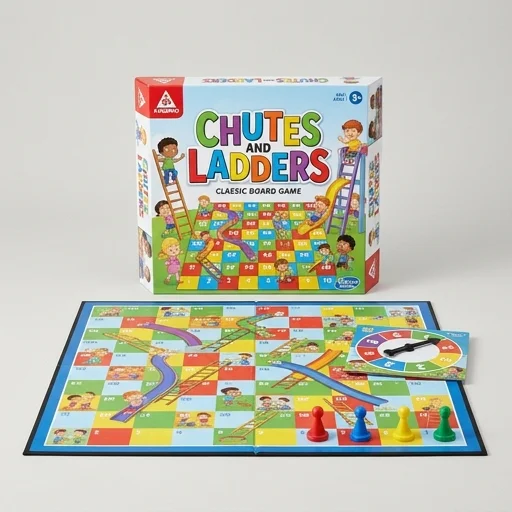 Hasbro Chutes and Ladders Classic Board Game