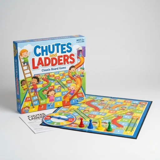 Hasbro Chutes and Ladders Classic Board Game