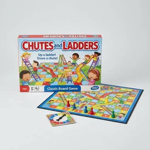 Hasbro Chutes and Ladders Classic Board Game