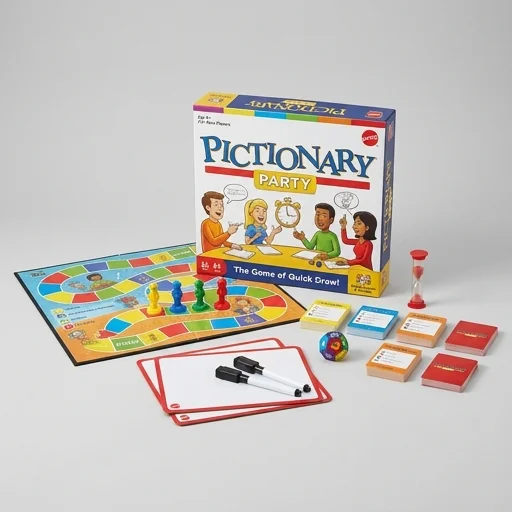 Mattel Pictionary Party Board Game