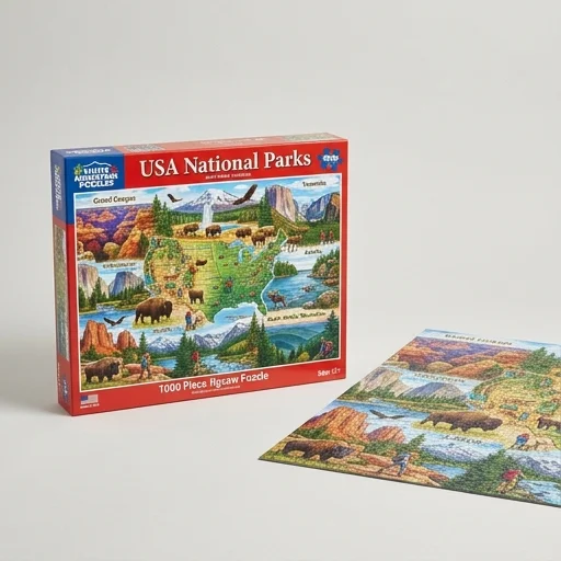 White Mountain Puzzles Jigsaw Puzzle (1000-Piece)